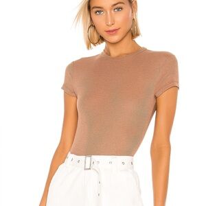 FINAL SALE REVOLVE - Lovers + Friends brown Ribbed bodysuit